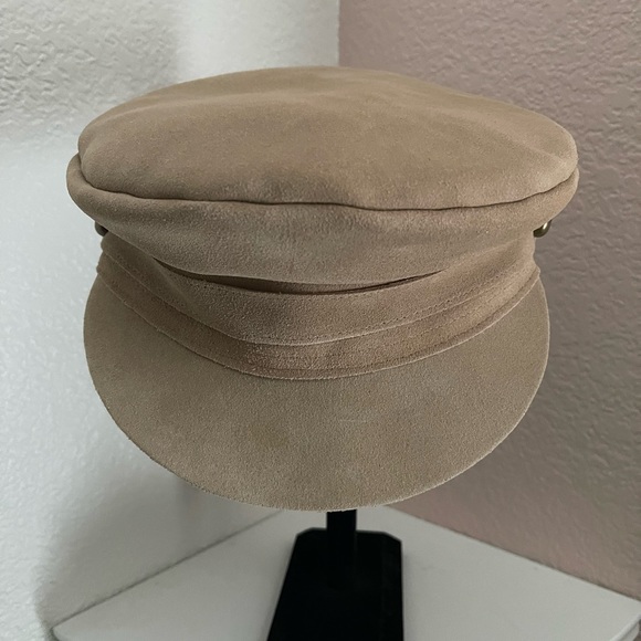 Lack of Color Lola Suede Slouch Cap in Taupe. Various Sizes - Picture 2 of 10